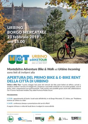 locandina Bike Urbino Borgo Mercatale 23 Febbraio 2019